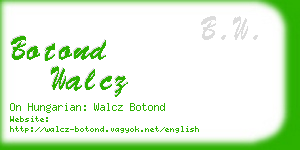 botond walcz business card